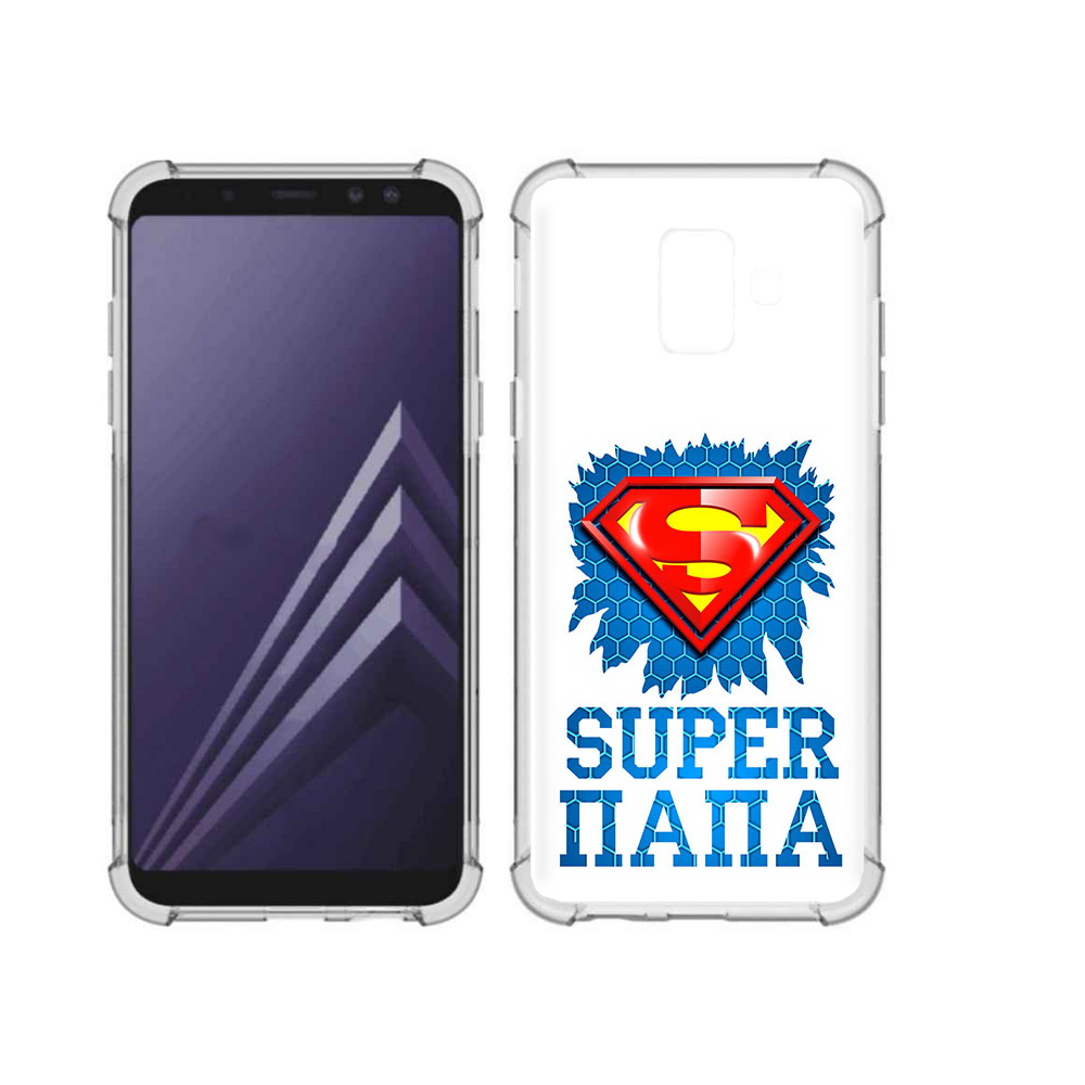 

Чехол MyPads Tocco для Samsung Galaxy A6 (2018) Супер Папа (PT111558.582.165), Прозрачный, Tocco