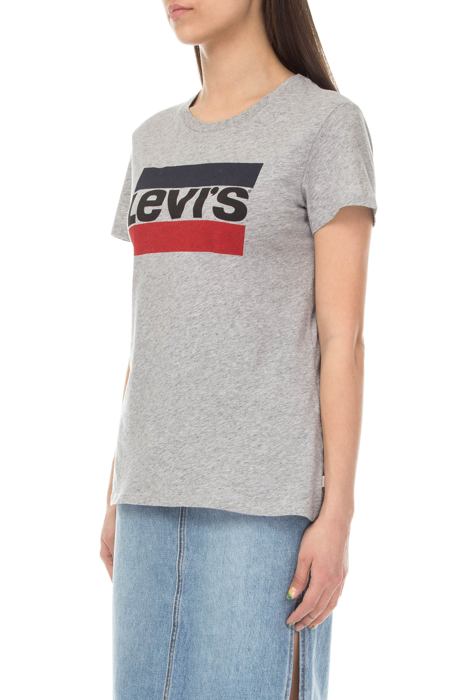 фото Футболка женская levi's 17369-0303 серая l