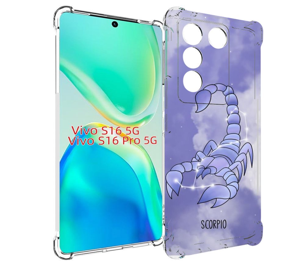 

Чехол MyPads знак зодиака скорпион 2 для Vivo S16 5G/S16 Pro 5G/V27/V27 Pro, Tocco