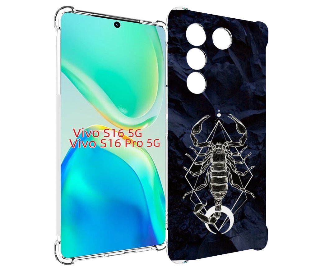 

Чехол MyPads знак зодиака скорпион 3 для Vivo S16 5G/S16 Pro 5G/V27/V27 Pro, Tocco