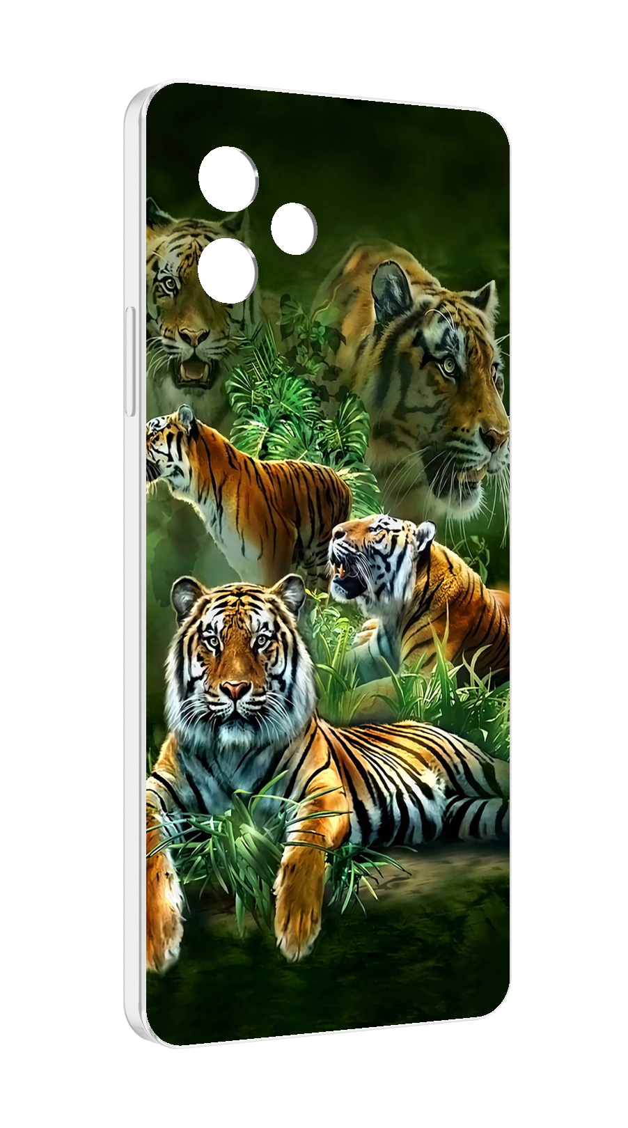 

Чехол MyPads Тигры для Huawei Nova Y61 / Huawei Enjoy 50z, Прозрачный, Tocco