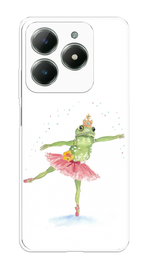 

Чехол на Realme C61 4G (Global) "Лягушка-балерина", Зеленый, 2518050-1