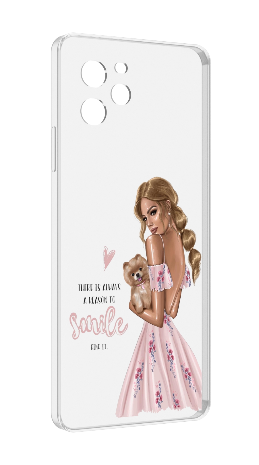 

Чехол MyPads Улыбайся-чаще женский для Huawei Nova Y61 / Huawei Enjoy 50z, Прозрачный, Tocco