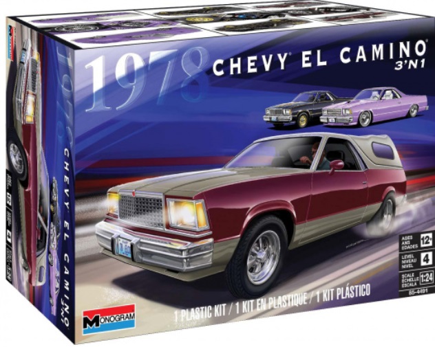 

Сборная модель Revell 1/25 Автомобиль ‘78 Chevy El Camino 3 в 1 14491