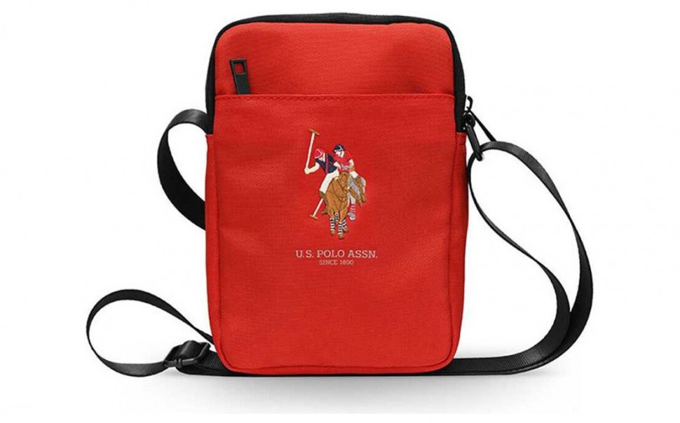 фото Чехол cg mobile u.s. polo assn. tablet bag double horse для планшетов 8", красный