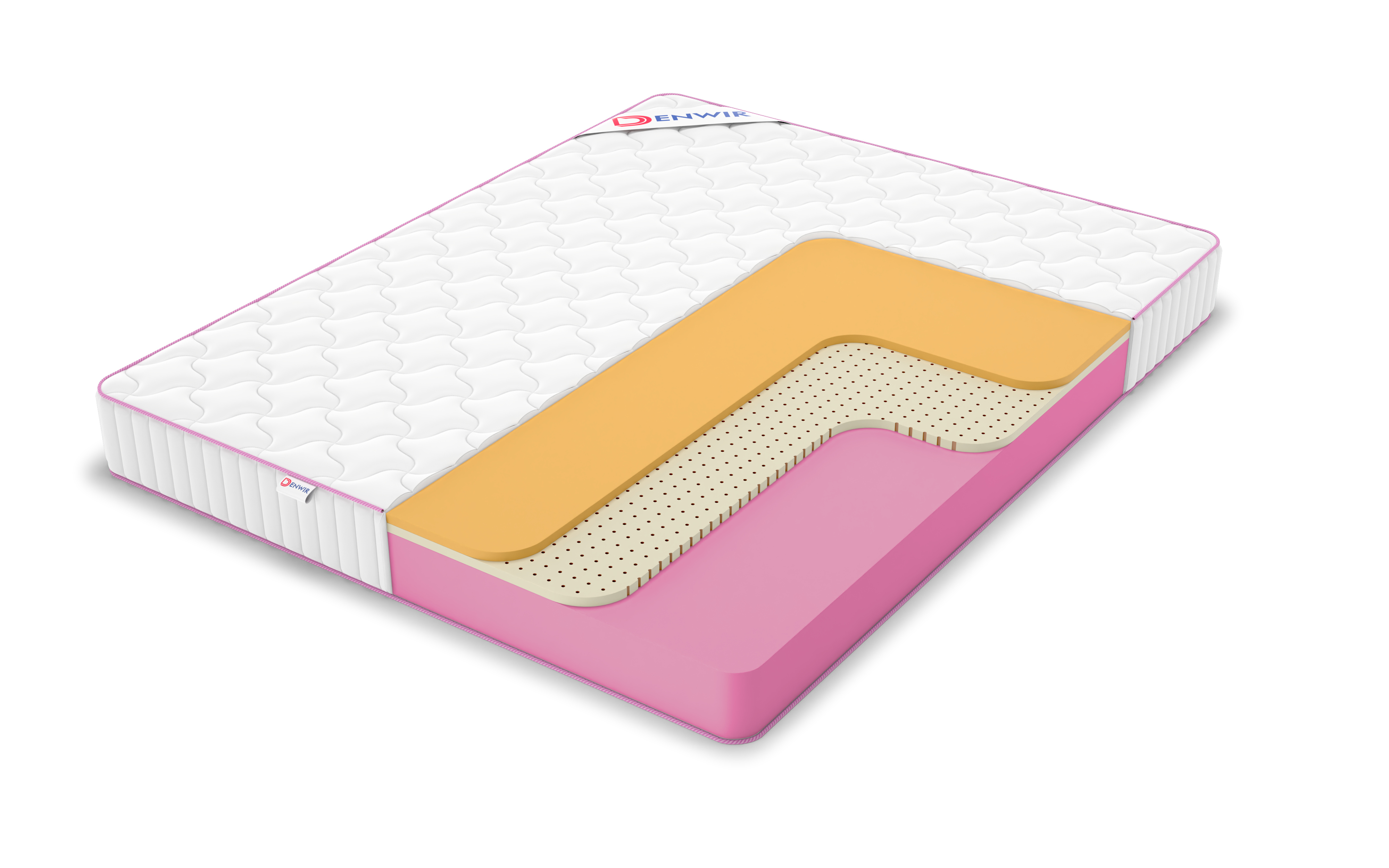 

Матрас беспружинный Denwir MEGA AIR 18 165х190, 19 см, Белый, MEGA AIR 18