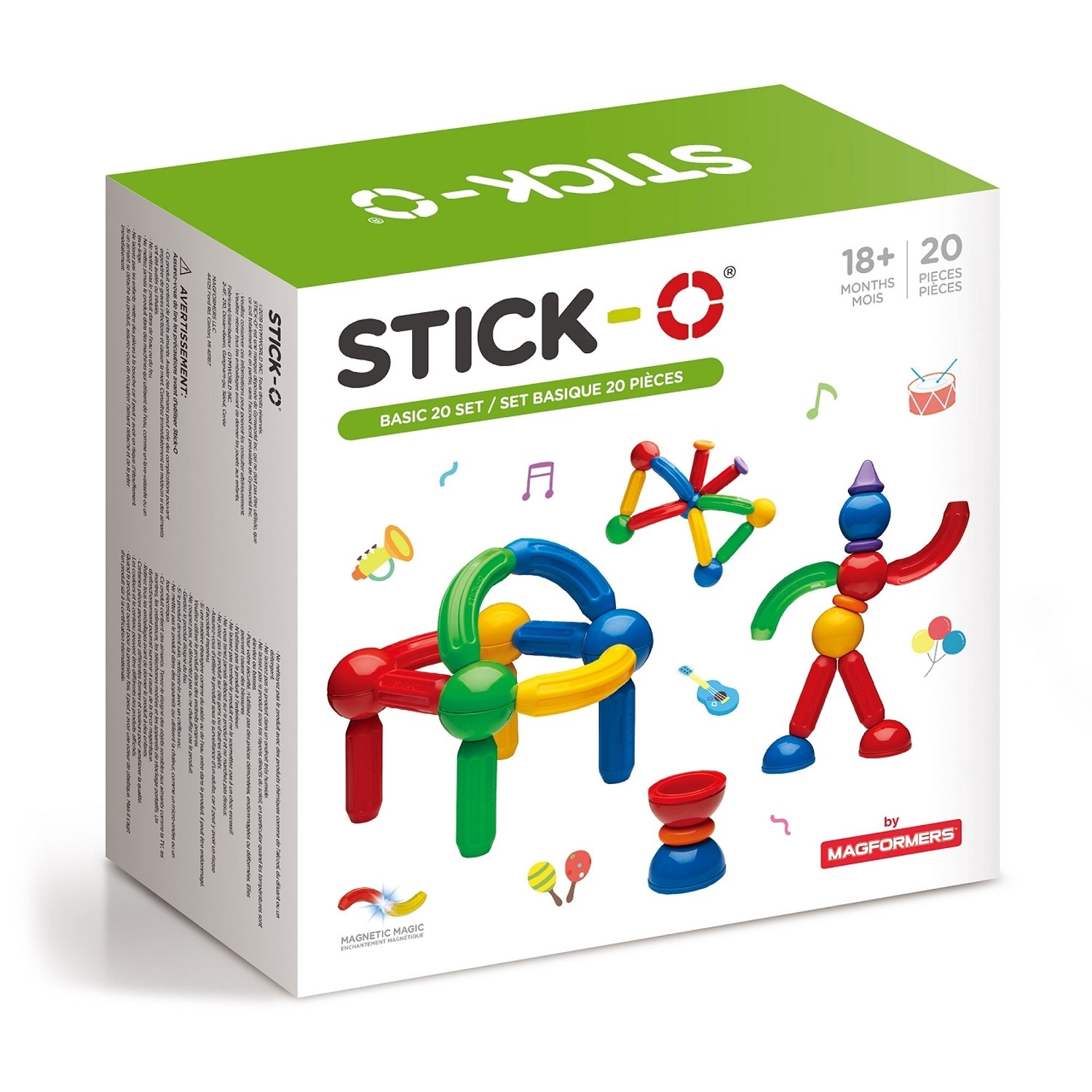 фото Конструктор basic set 20 дет. stick-o