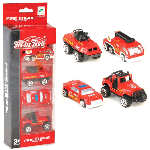 Набор Guangdong Huanger Baby Products из 4 машинок Die-Cast, 660-A132