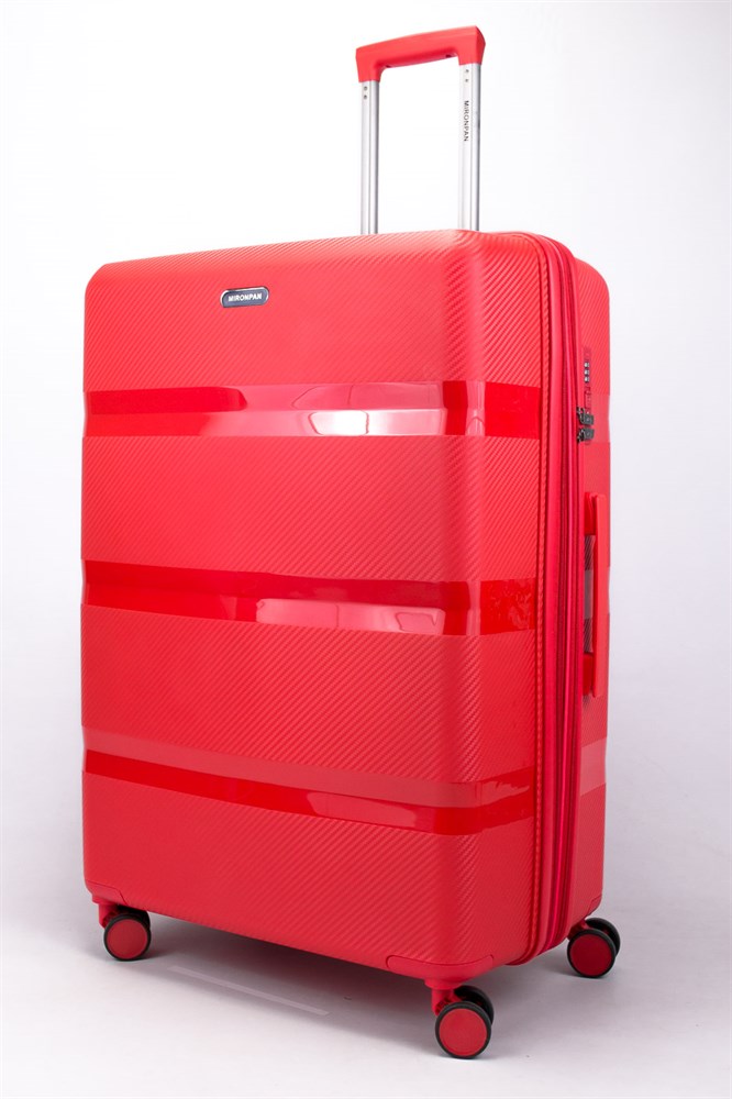 

Чемодан унисекс Mironpan 50002 красный XL, 50002