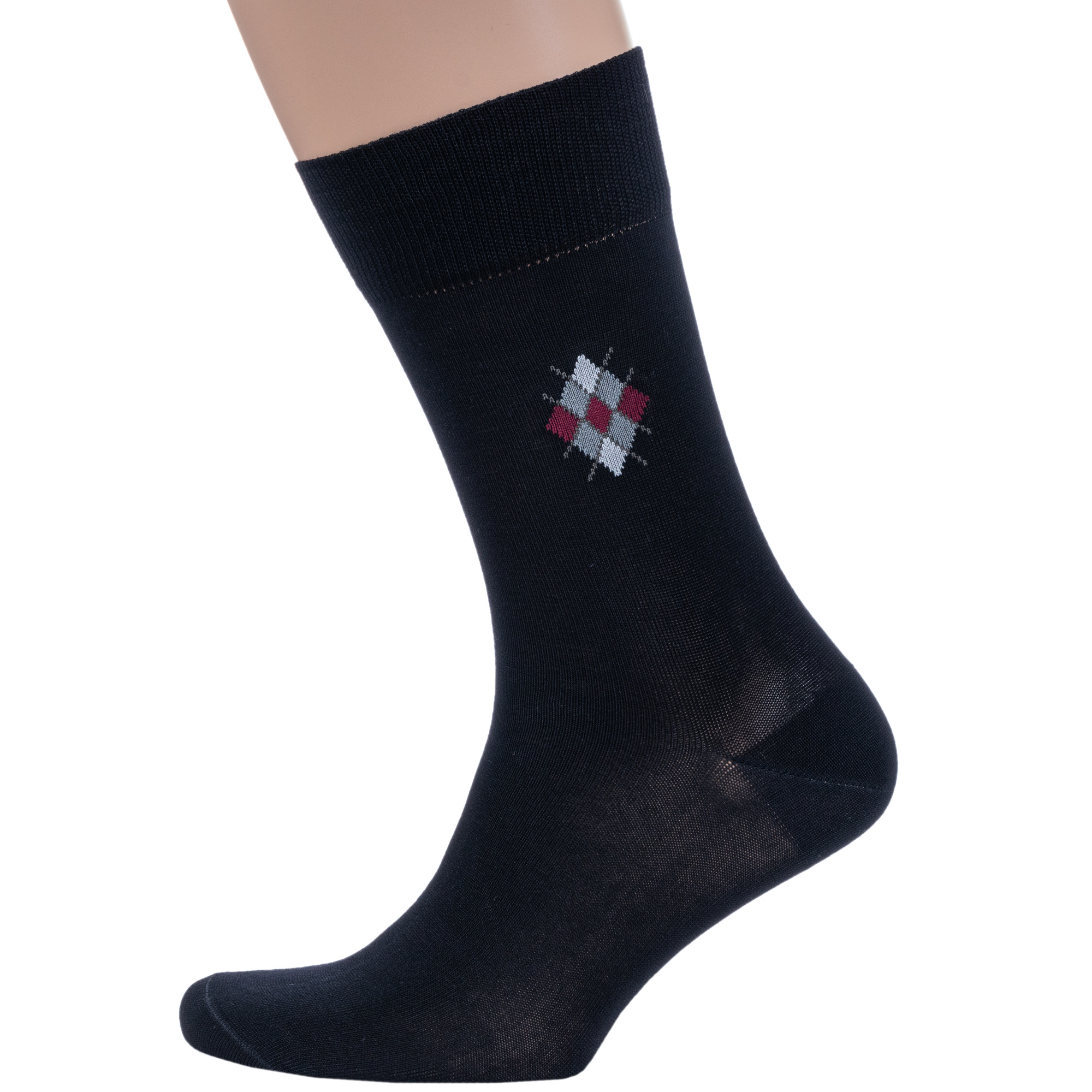 

Носки мужские Grinston socks 15D4 мультиколор 29, Черный, 15D4
