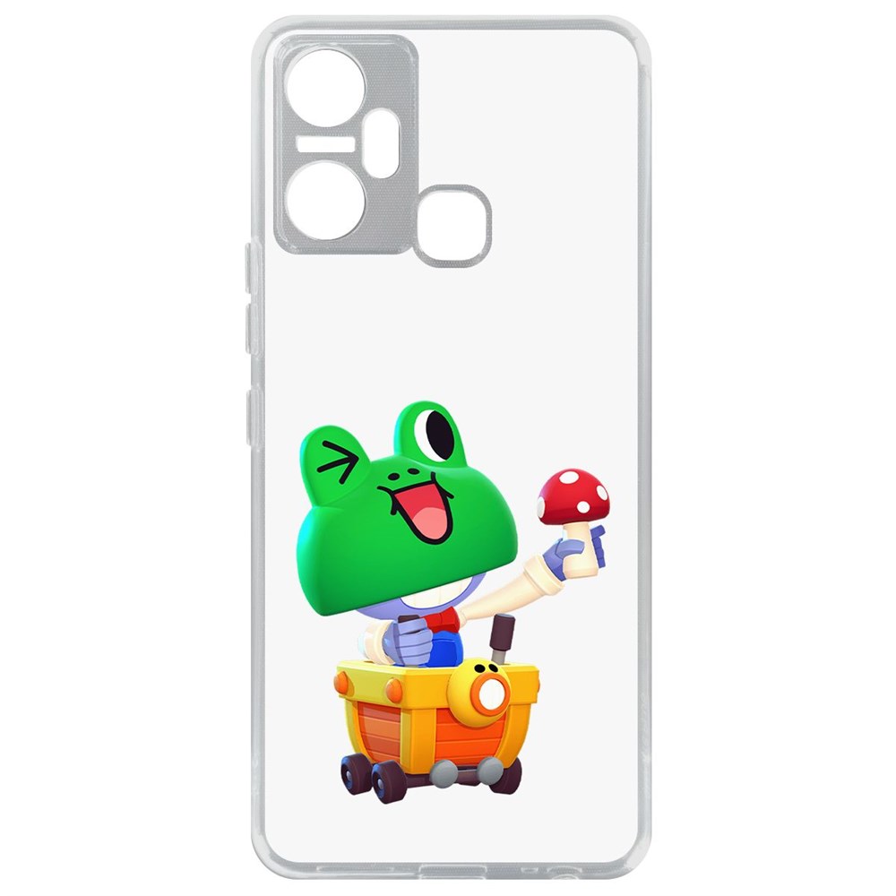 

Чехол-накладка Кейс Brawl Stars-Леонард Карл для Infinix Smart 6 Plus