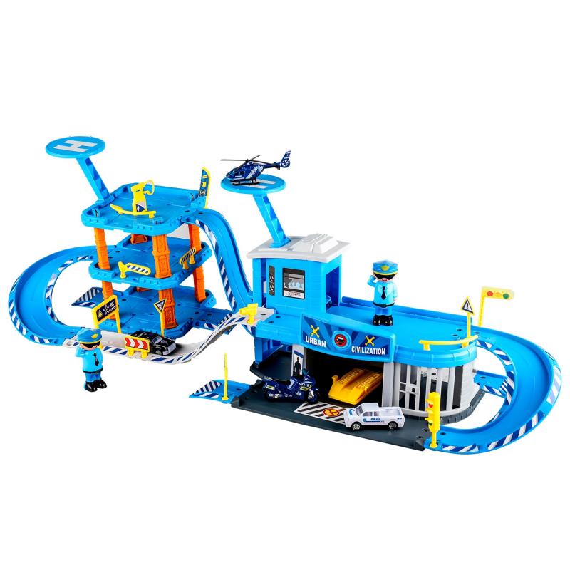 Набор Guangdong Huanger Baby Products парковка с 2 машинами самолетом 2 фигурками 660-A204