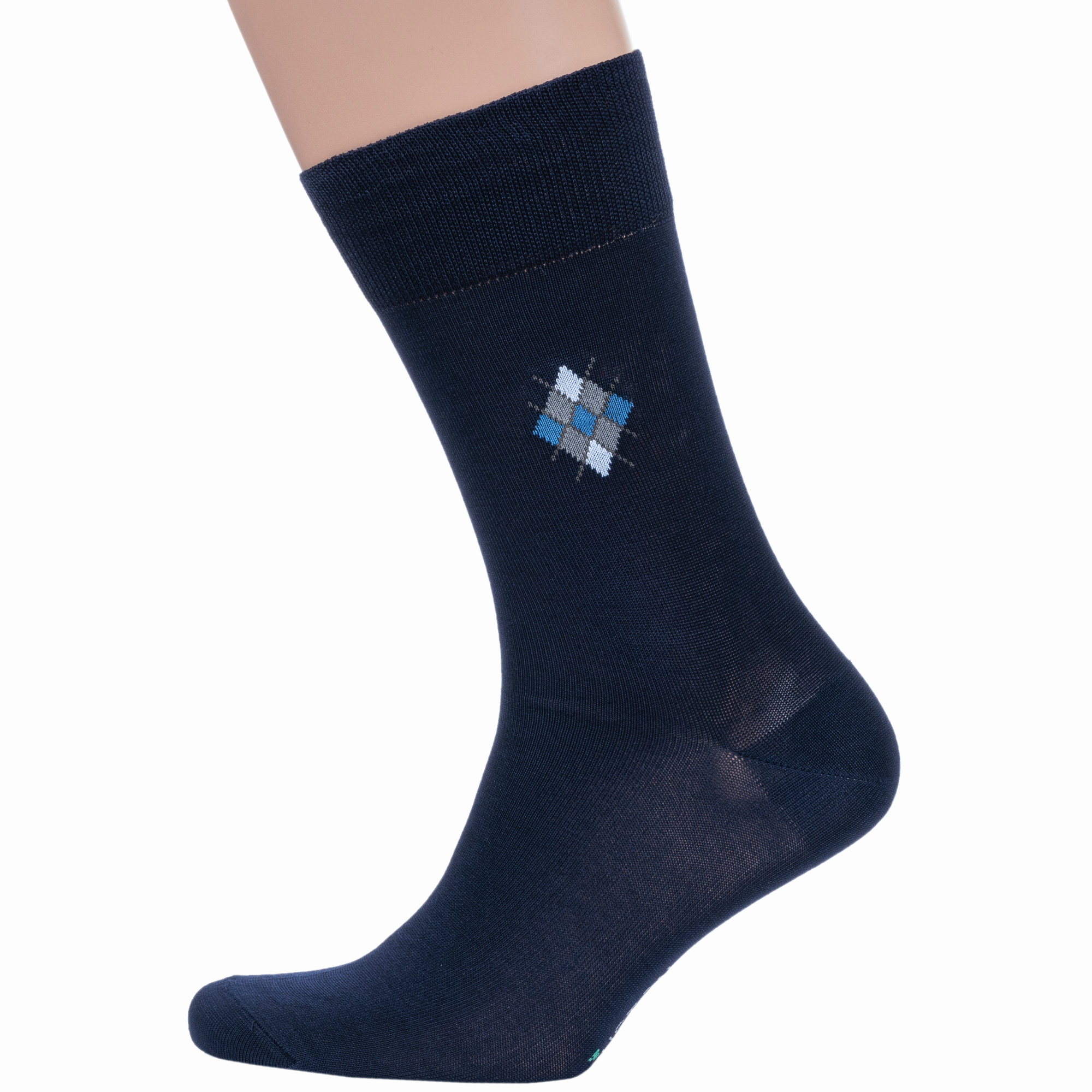 

Носки мужские Grinston socks 15D4 мультиколор 29, Синий, 15D4
