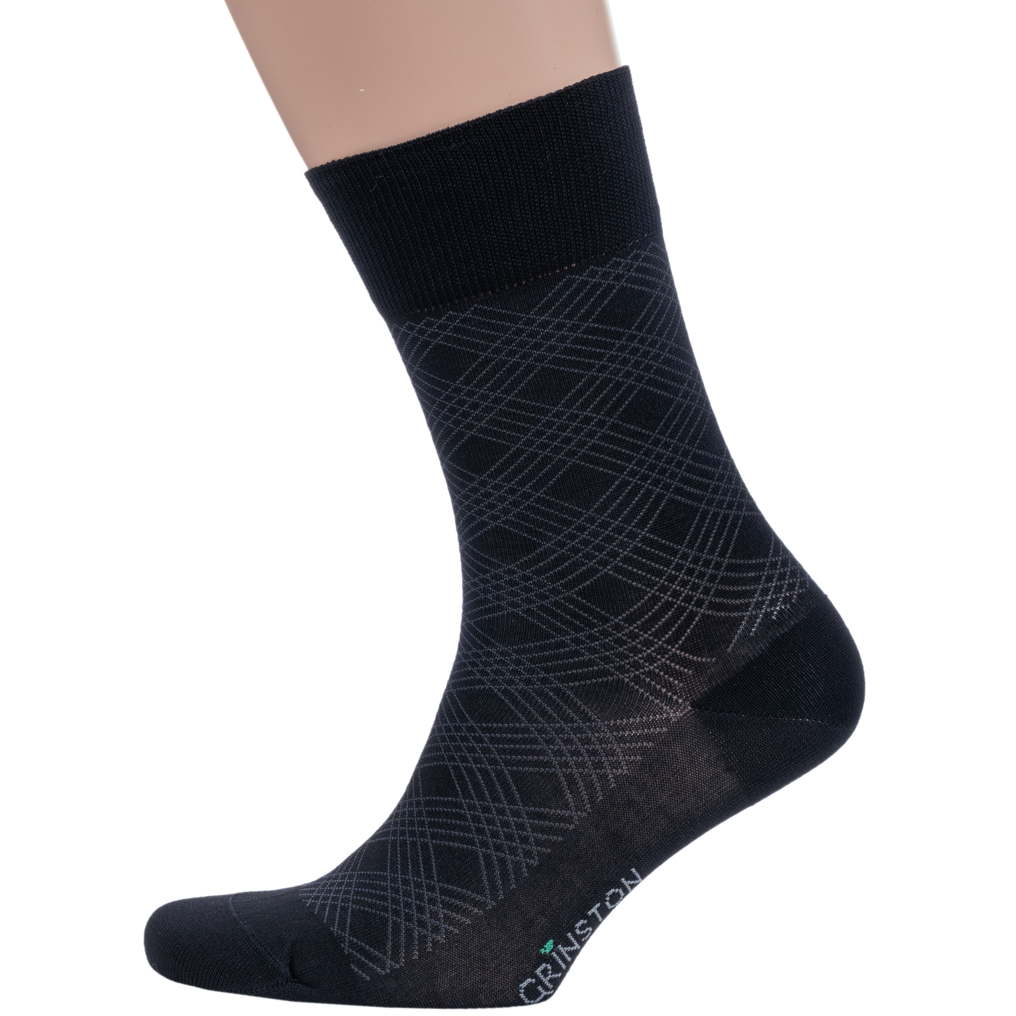 

Носки мужские Grinston socks 15D5 мультиколор 25, Черный, 15D5