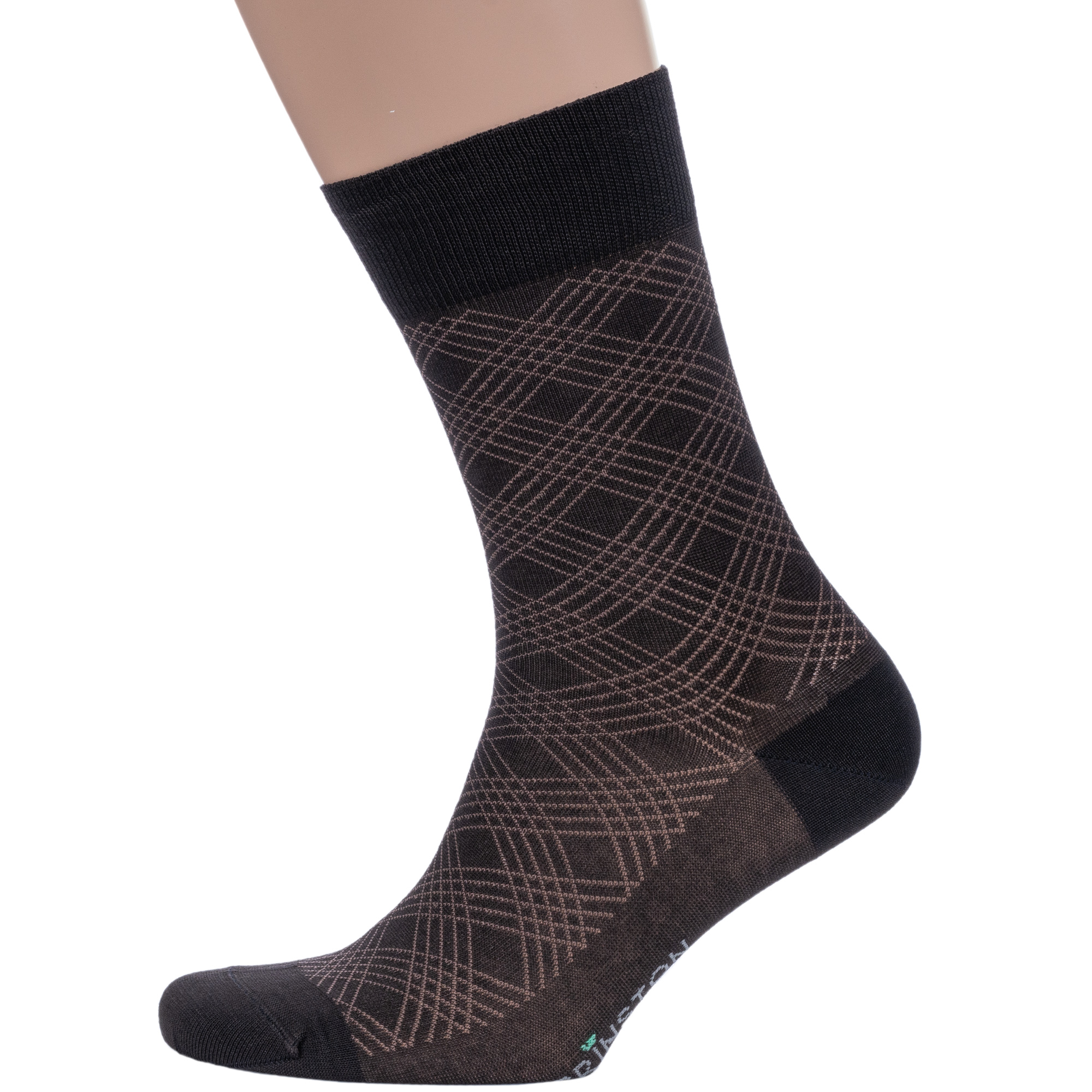 

Носки мужские Grinston socks 15D5 мультиколор 25, Коричневый, 15D5