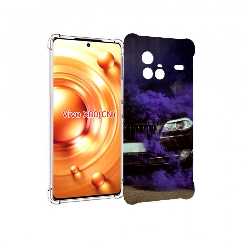 

Чехол Mypads Bmw-С-Фиолетовым-Дымом Мужской Для Vivo X80, Прозрачный, Tocco