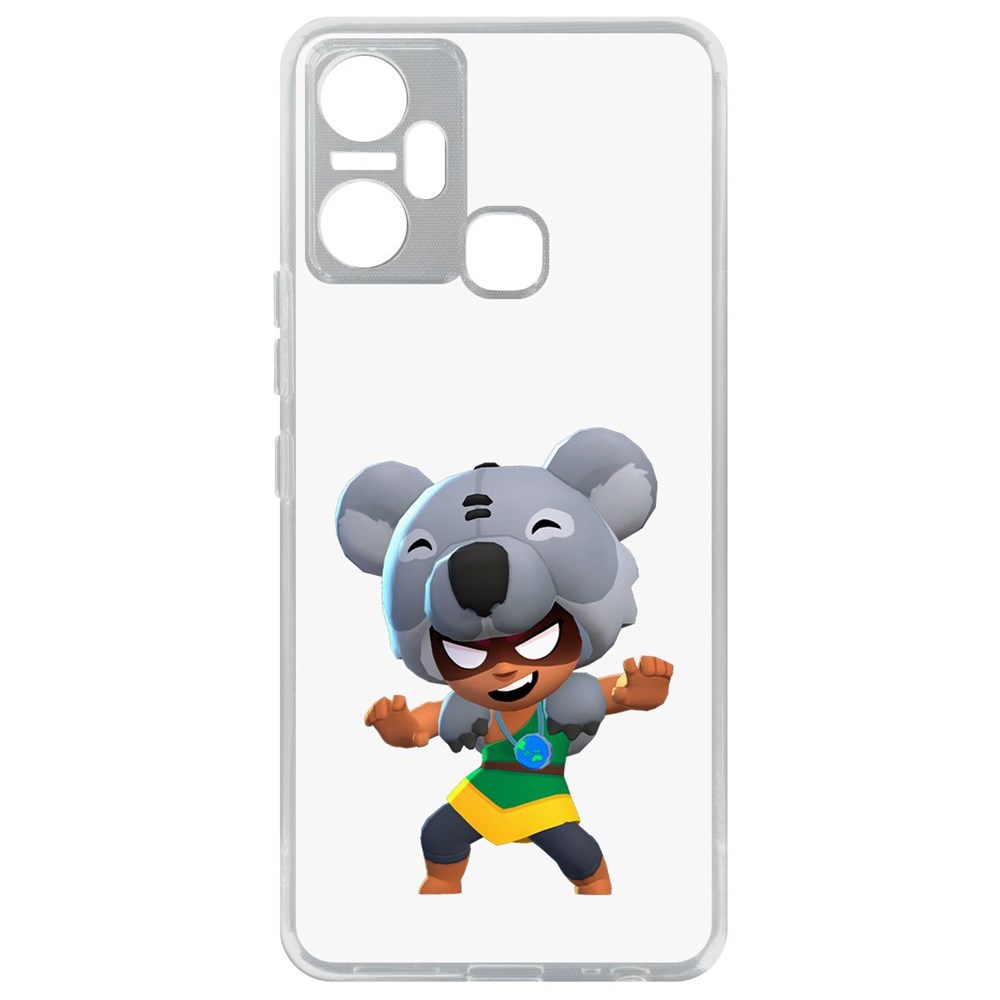 

Чехол-накладка Кейс Brawl Stars-Нита Коала для Infinix Smart 6 Plus