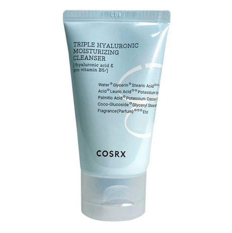 Пенка для умывания COSRX Triple Hyaluronic Moisturizing Cleanser увлажняющая, 50 мл эссенция для лица cosrx