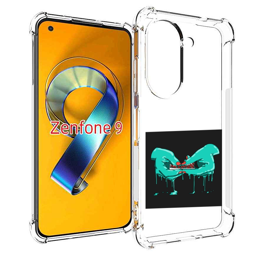 

Чехол MyPads закручиваю-розочки для Asus Zenfone 9 (AI2202), Прозрачный, Tocco