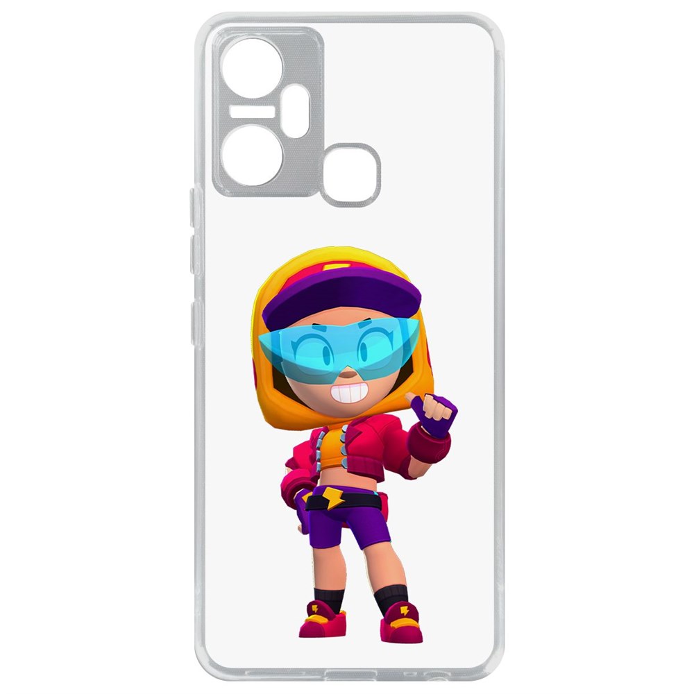 Чехол-накладка Кейс Brawl Stars-Стритстайл Макс для Infinix Smart 6 Plus