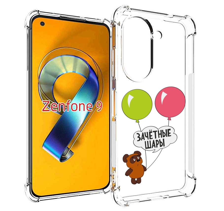 

Чехол MyPads зачетные-шары для Asus Zenfone 9 (AI2202), Прозрачный, Tocco