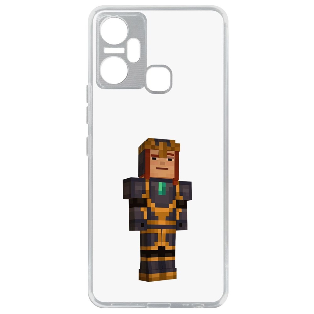 

Чехол-накладка Кейс Minecraft-Петра для Infinix Smart 6 Plus