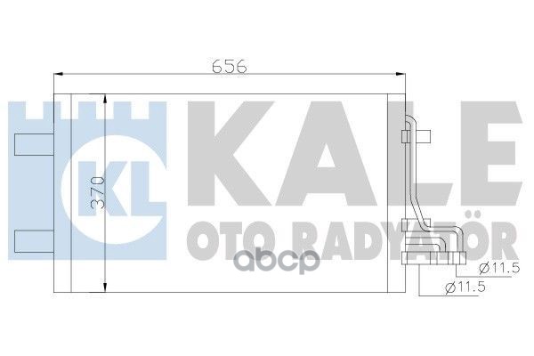 

Радиатор Кондиционера Ford C-Max/ Focus C-Max/ Focus Ii KALE арт. 386100, 386100