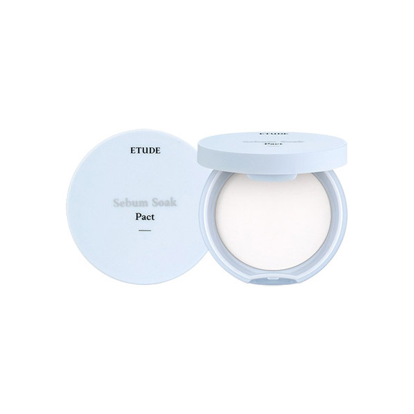 Пудра для лица Etude House Sebum Soak Pact для жирной кожи, компактная