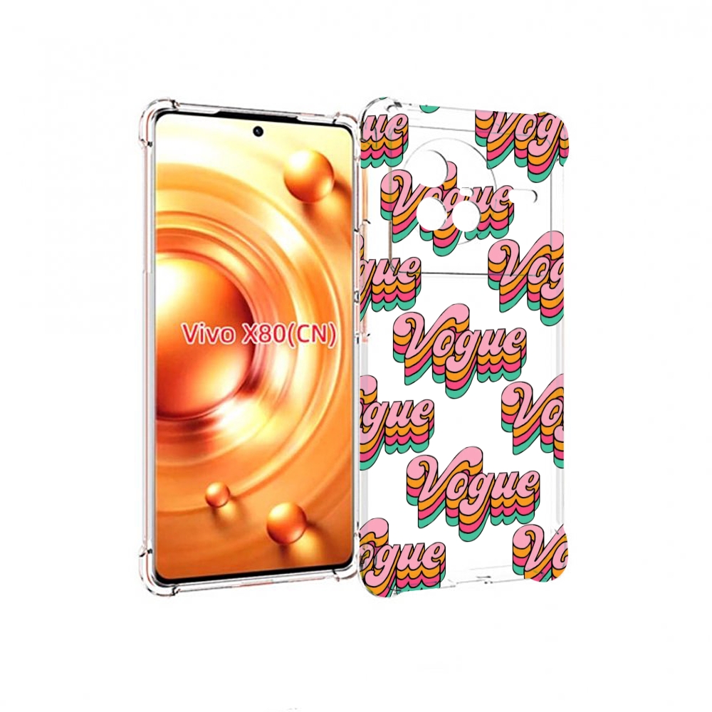 

Чехол Mypads Вогуе Для Vivo X80, Прозрачный, Tocco