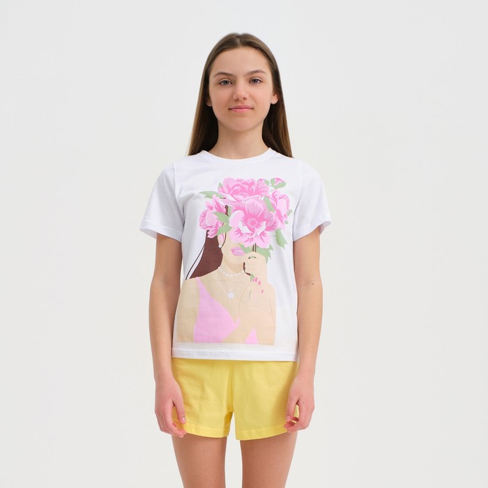 

Пижама детская KAFTAN П00000560, жёлтый, белый, 146, Желтый, Selfie