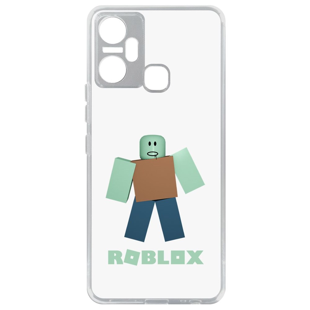 

Чехол-накладка Кейс Roblox-Зомби для Infinix Smart 6 Plus, Прозрачный