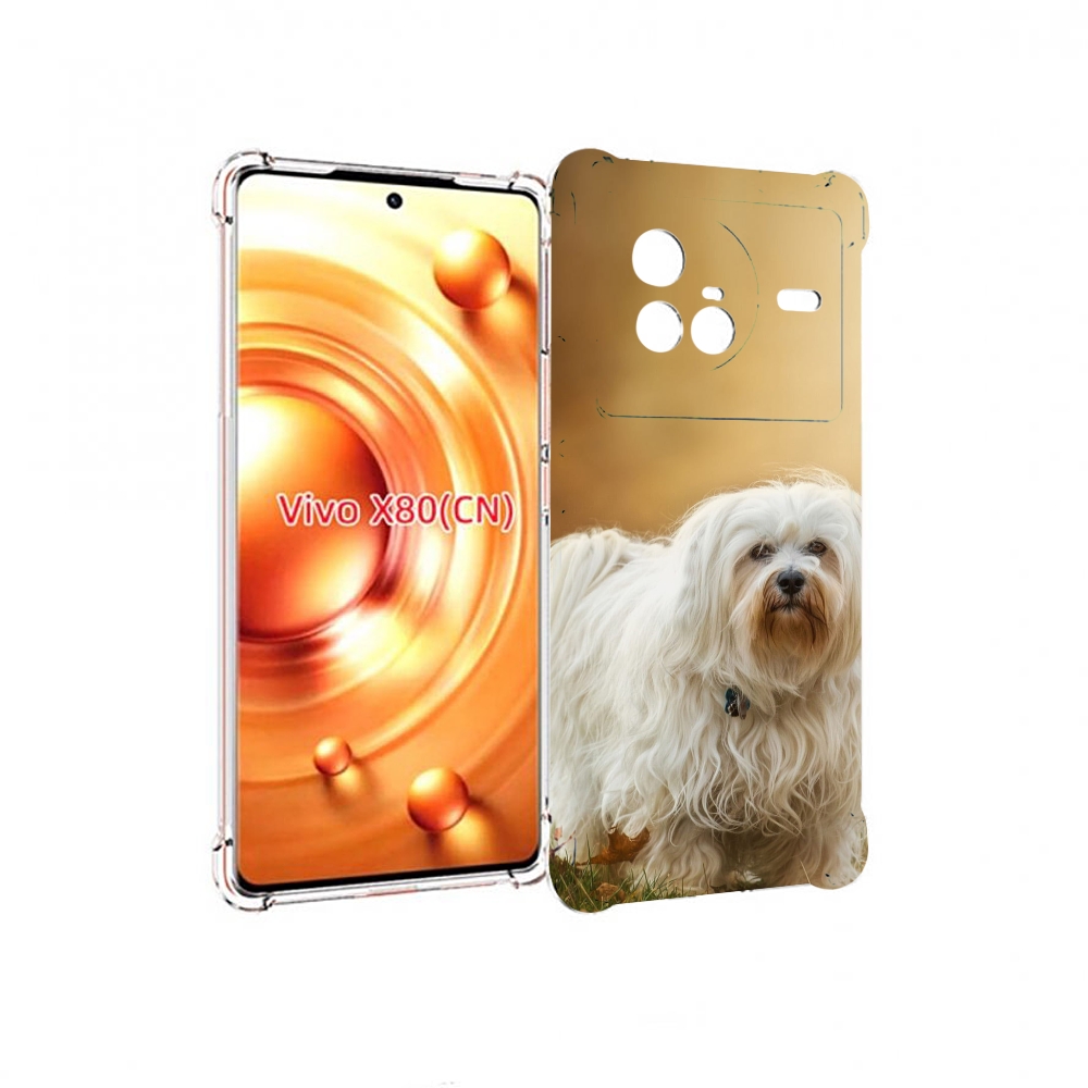 

Чехол Mypads Гаванскии Бишон Для Vivo X80, Прозрачный, Tocco
