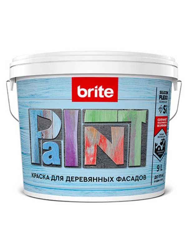

BRITE FLEXX краска премиальная для деревянных фасадов, база С (2,7л)