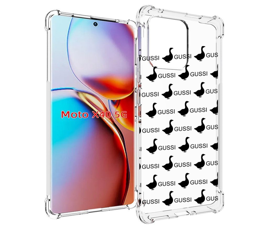 

Чехол MyPads GUSSI для Motorola Moto X40, Прозрачный, Tocco
