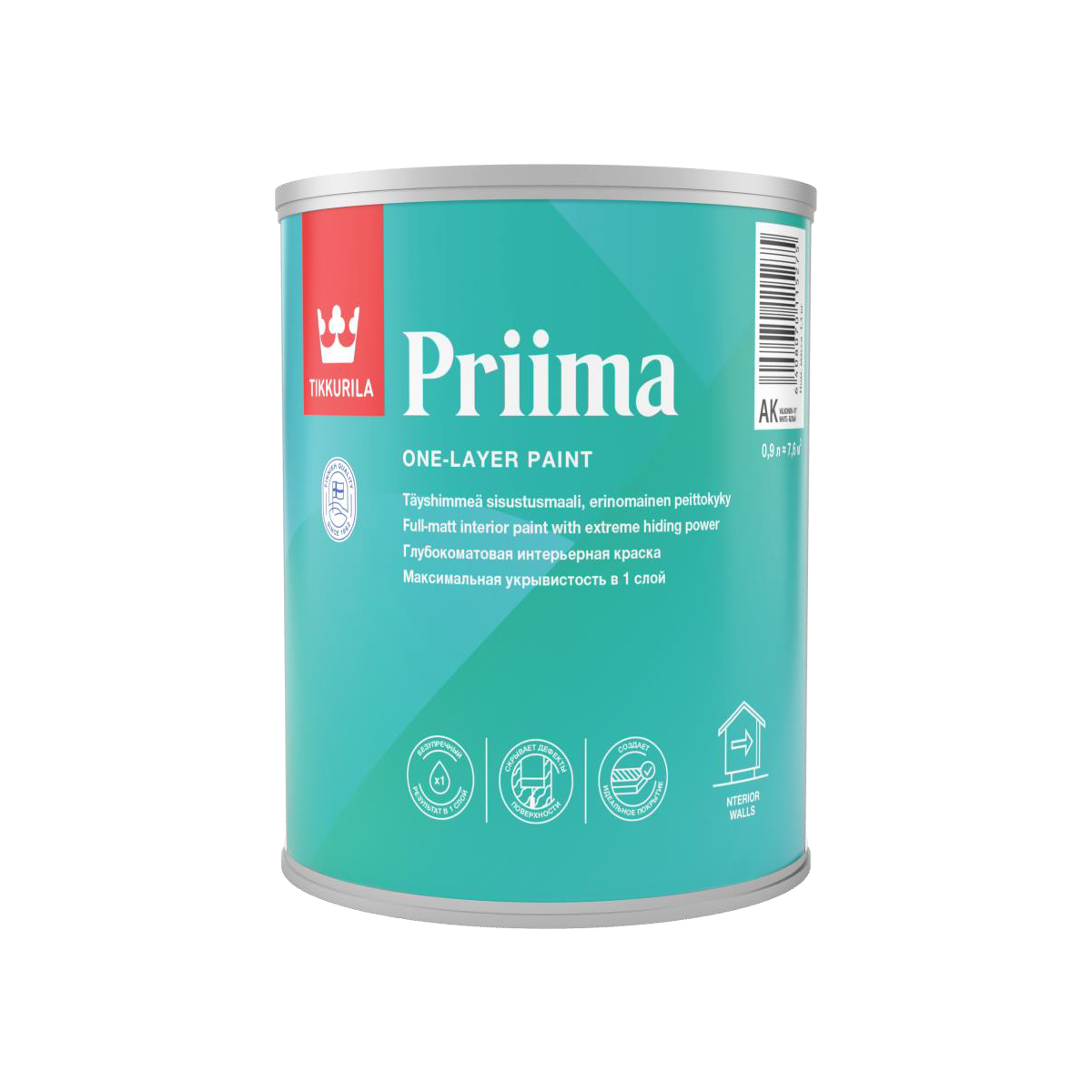 Краска Tikkurila Priima, база C, 0,9 л