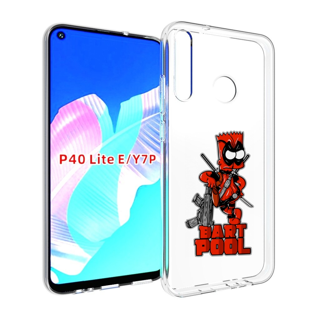 

Чехол бампер MyPads Барт-Пул для Huawei P40 Lite E, Прозрачный, Tocco