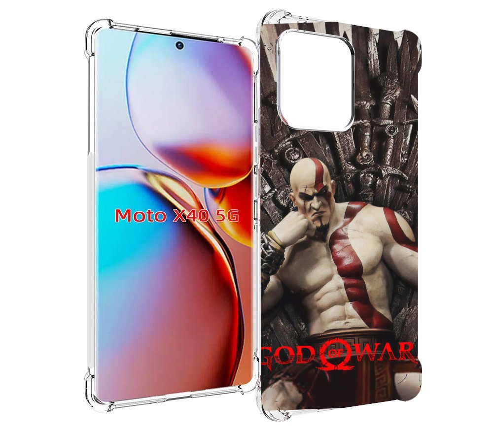 

Чехол MyPads God of War Кратос для Motorola Moto X40, Прозрачный, Tocco