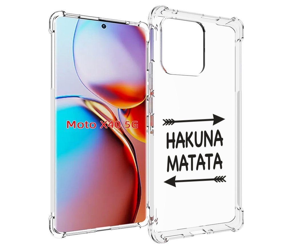 

Чехол MyPads Hakuna-Matata для Motorola Moto X40, Прозрачный, Tocco