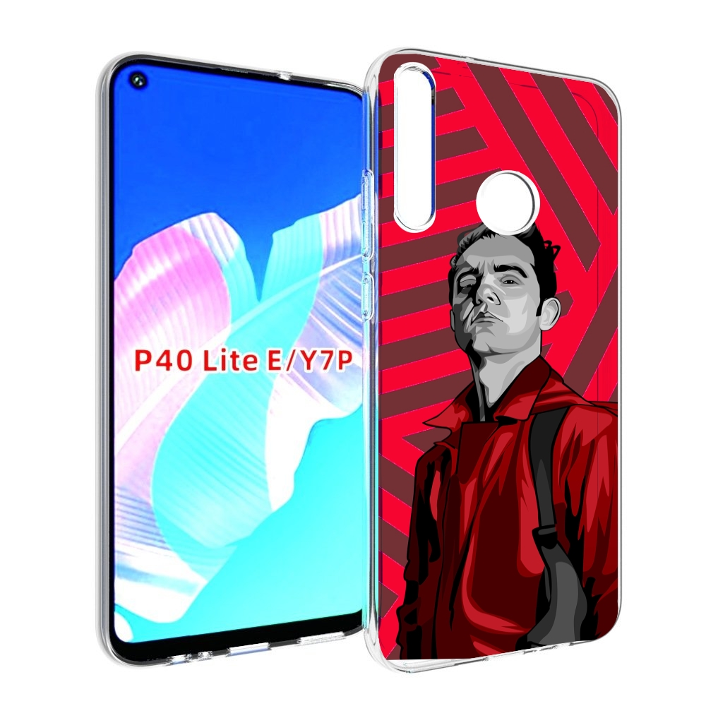 

Чехол бампер MyPads Берлин-бумажный-дом для Huawei P40 Lite E, Прозрачный, Tocco