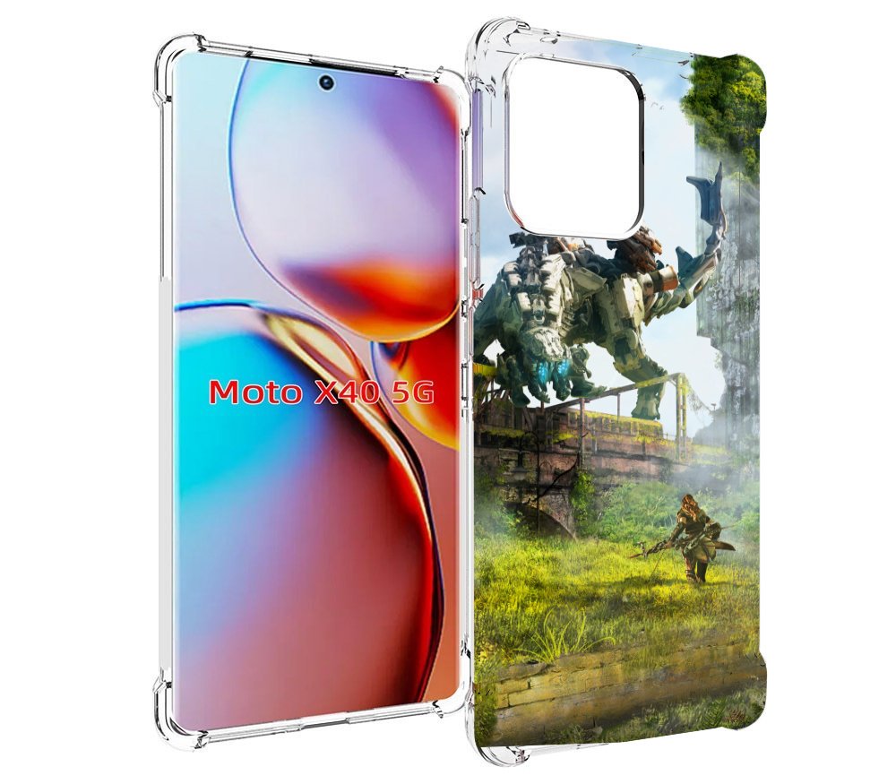 

Чехол MyPads Horizon Zero Dawn для Motorola Moto X40, Прозрачный, Tocco