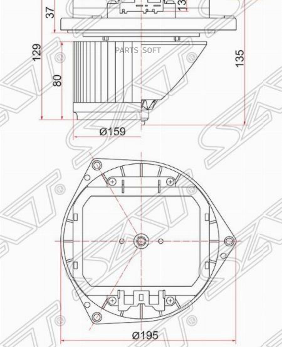 

Двигатель Отопителя Sat St27225jk60b Nissan Teana (08-)/Murano (08-)/Infinity Fx Ii (08-)