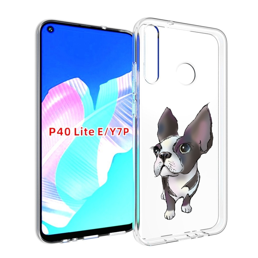 

Чехол бампер MyPads Бульдожка для Huawei P40 Lite E, Прозрачный, Tocco