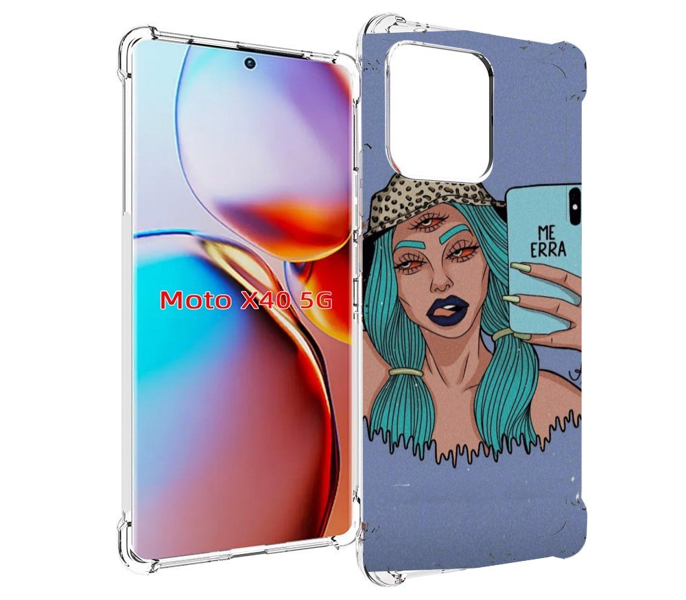 

Чехол MyPads ME Erra женский для Motorola Moto X40, Прозрачный, Tocco