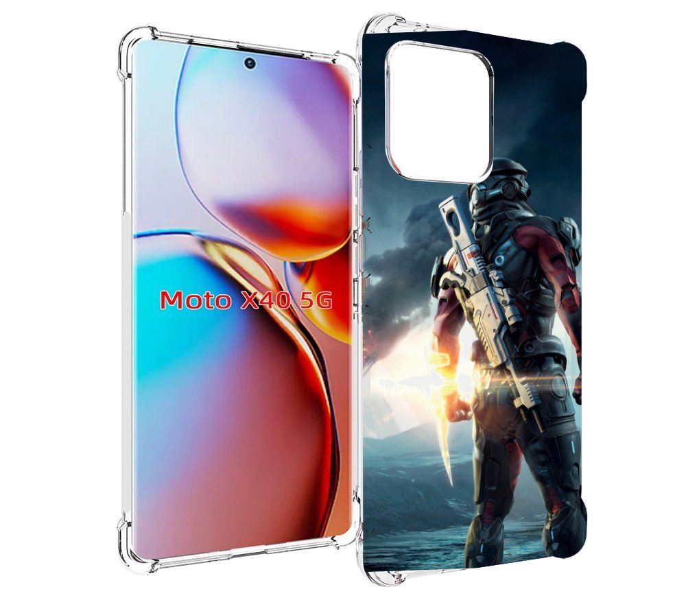 

Чехол MyPads Mass Effect Andromeda Ryder для Motorola Moto X40, Прозрачный, Tocco