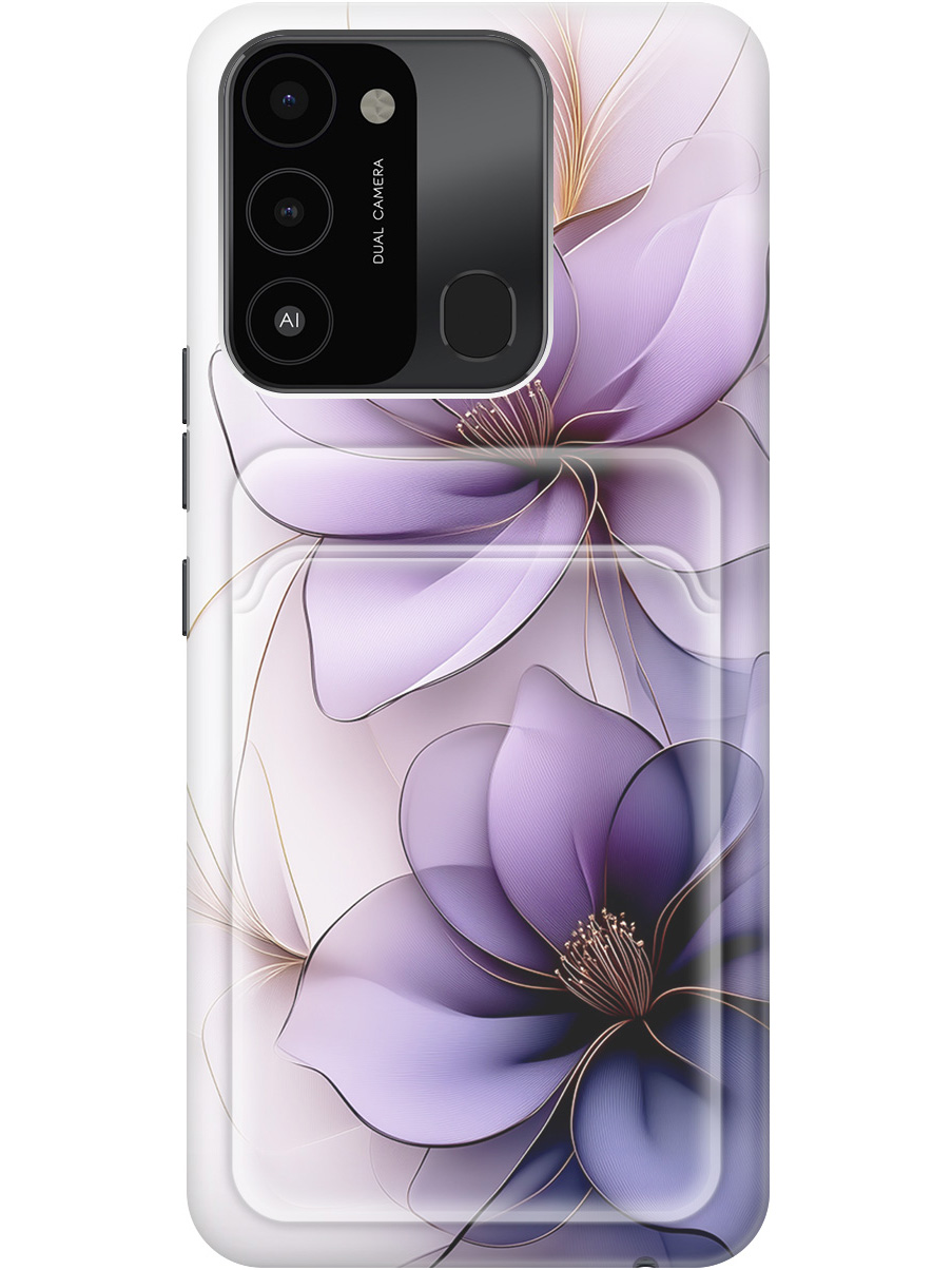 

Силиконовый чехол на Tecno Spark 8C / Go 2022 с принтом с карманом для карты 849971, Белый;прозрачный;серый;фиолетовый, 778678021