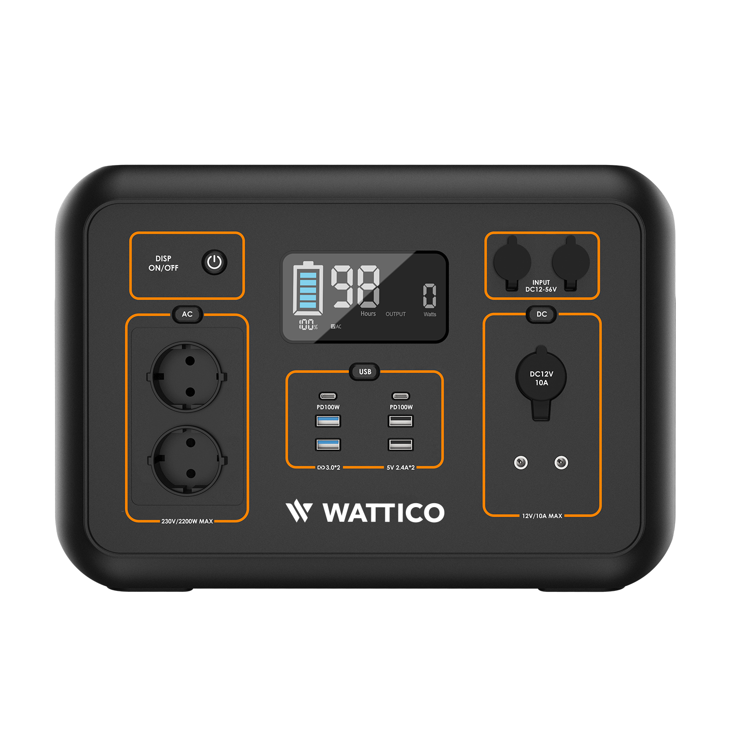 Аккумулятор для ИБП WATTICO Home 2200 PRO 576 А/ч 230В