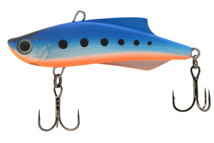 

Виб тонущий воблер для зимней рыбалки ECOPRO Tor EPVT77/25S-085 085 Milk Blue Shad, Разноцветный