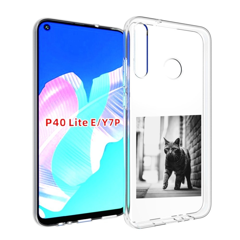 

Чехол бампер MyPads Важный-кот для Huawei P40 Lite E, Прозрачный, Tocco