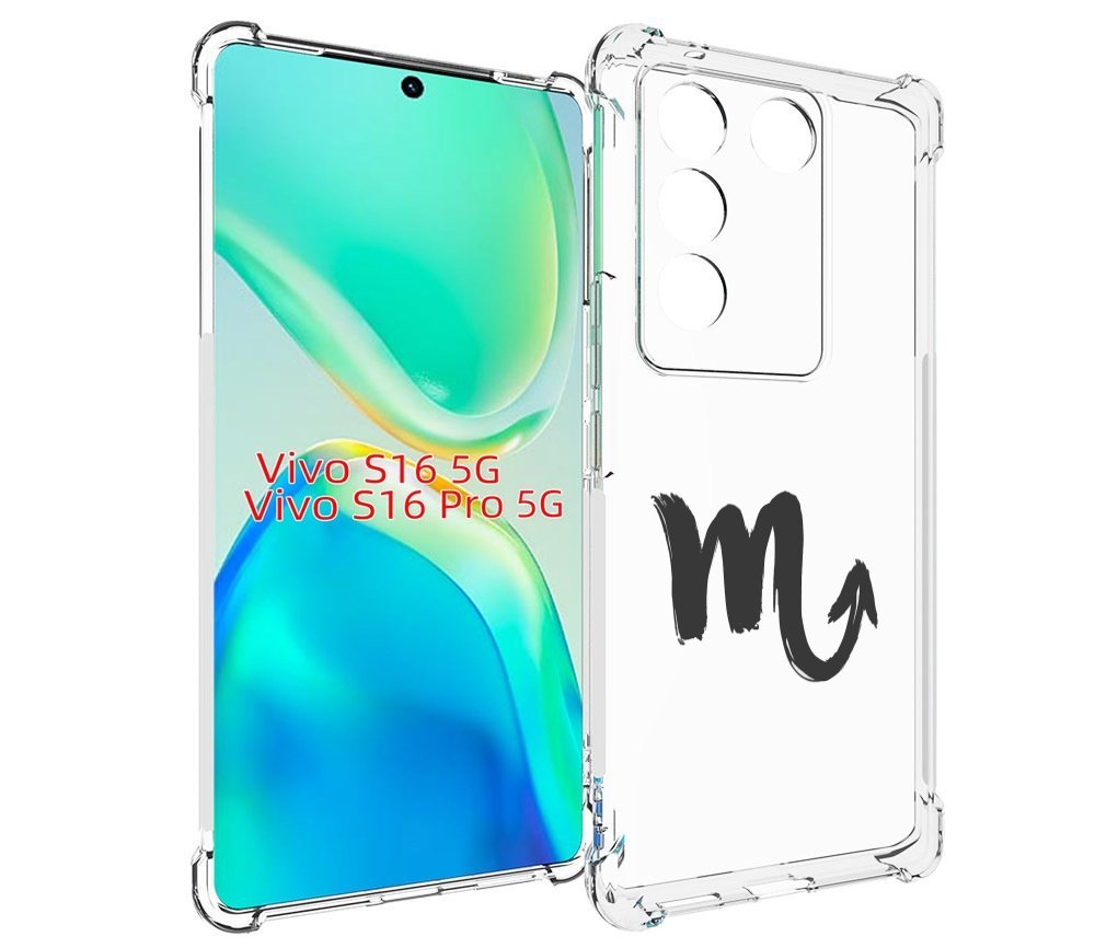 

Чехол MyPads знак-зодиака-скорпион-7 для Vivo S16 5G/S16 Pro 5G/V27/V27 Pro, Tocco