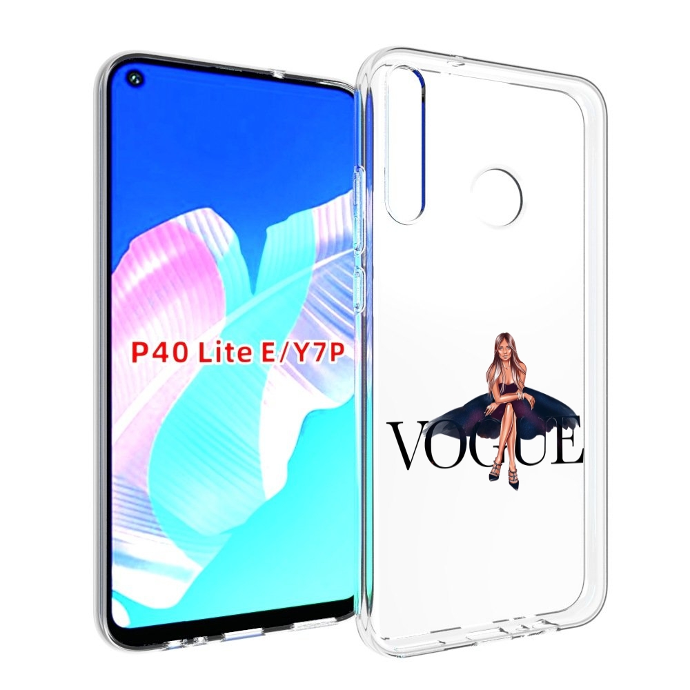 Чехол бампер MyPads Вог-девушка женский для Huawei P40 Lite E